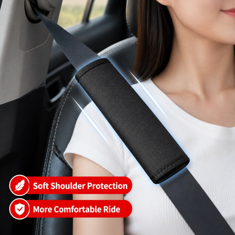 2-Pack Soft Seat Belt Shoulder Pad Covers | TIKA