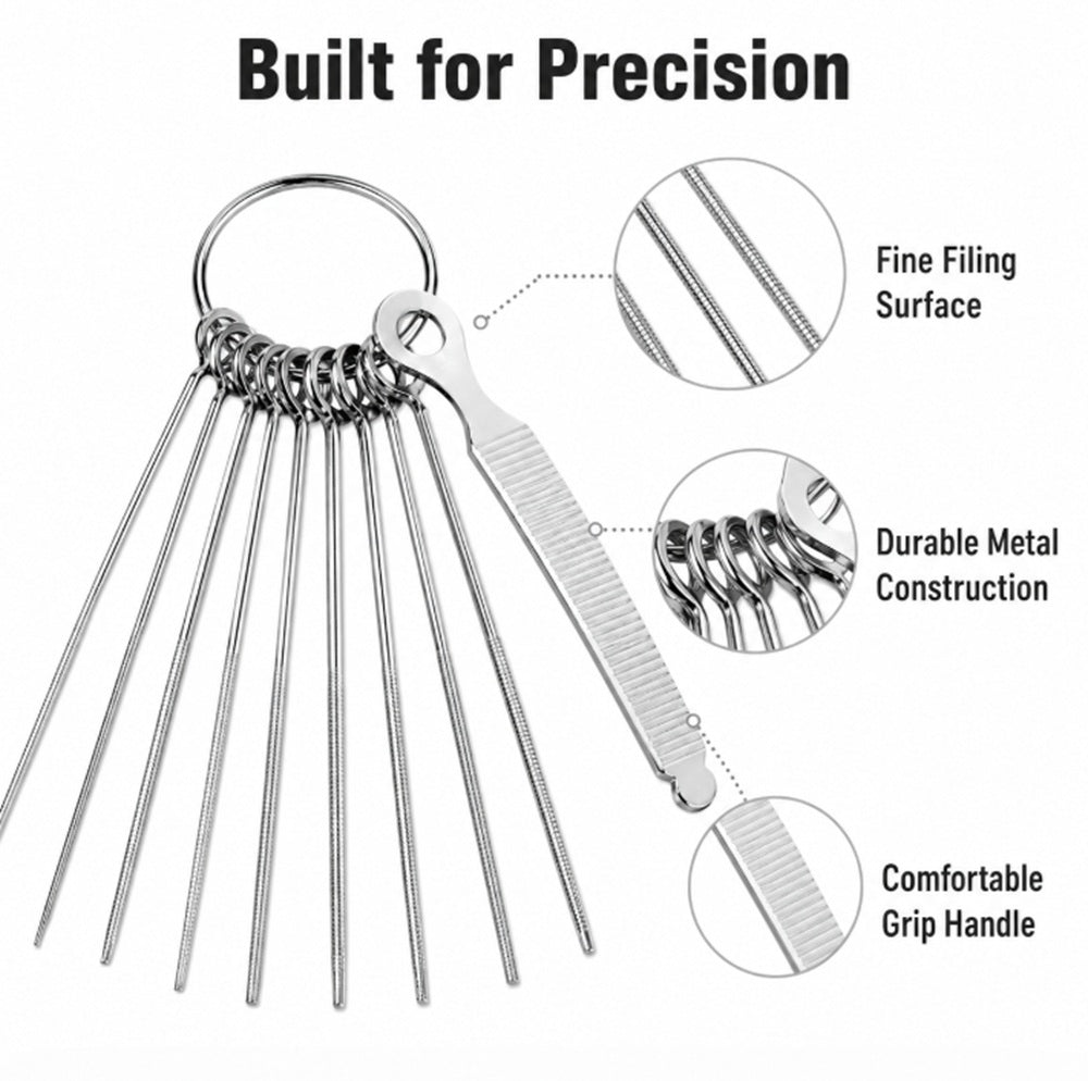 Guitar Nut Slotting Saw & File Kit for Repair & Setup | TIKA