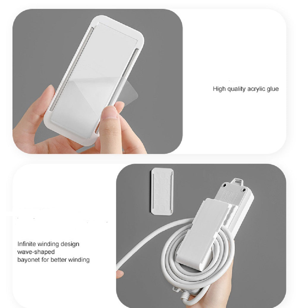 No-Drill Adhesive Power Strip Holder | TIKA