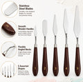 5-Piece Stainless Steel Painting Palette Knife Set | TIKA