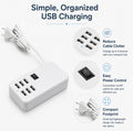 6-Port USB Desktop Charging Station | TIKA