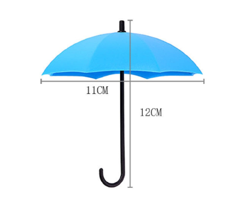 6-Pack Colorful Umbrella Wall Hooks | TIKA