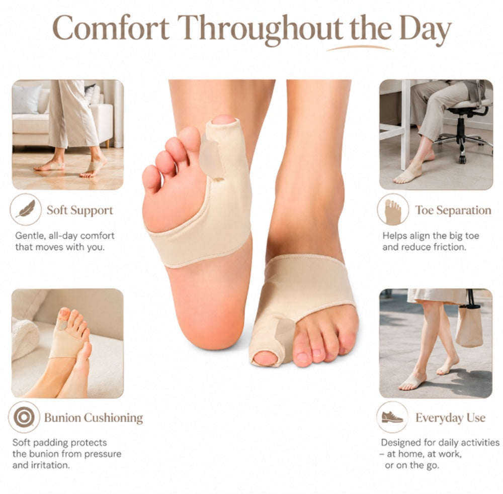 1-Pair Reusable Big Toe Spacers | TIKA