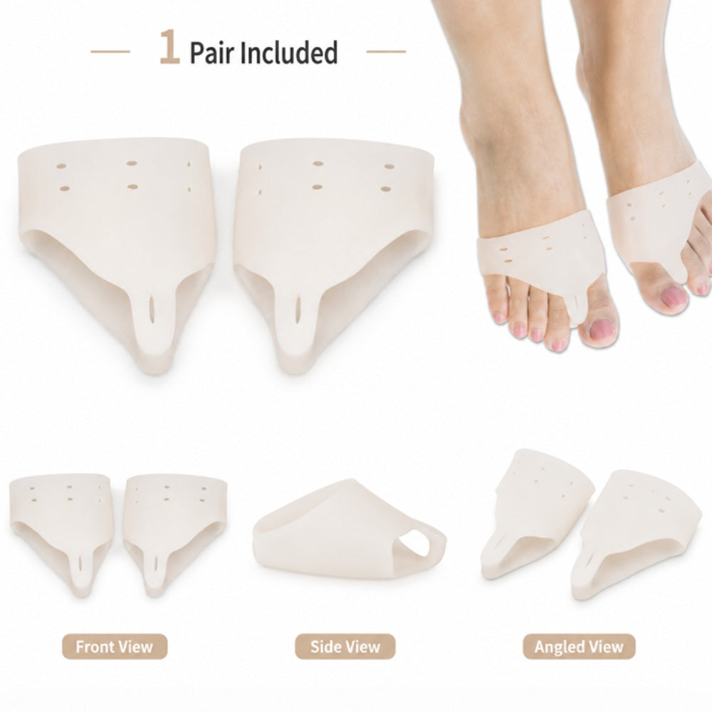 1-Pair Silicone Gel Big Toe Spacers | TIKA
