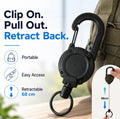 Heavy-Duty Retractable Keychain & Badge Holder | TIKA