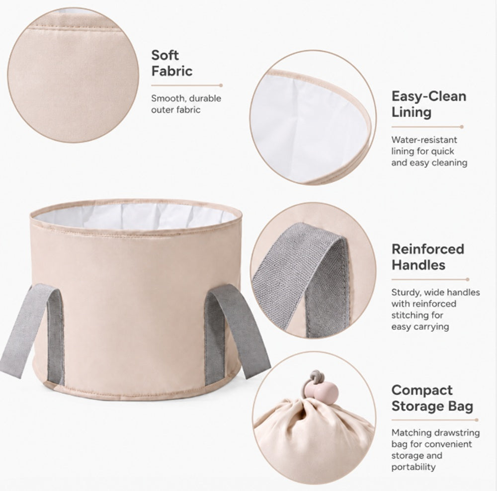 Collapsible Wash Basin & Portable Camping Bucket | TIKA