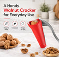 Ergonomic Bottle-Style Nut Cracker for Walnuts & Pecans | TIKA