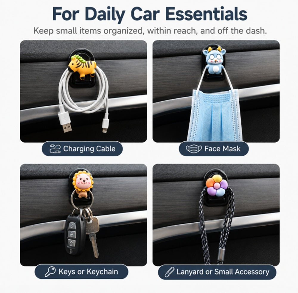 8-Piece Car Headrest Bag Hooks | TIKA