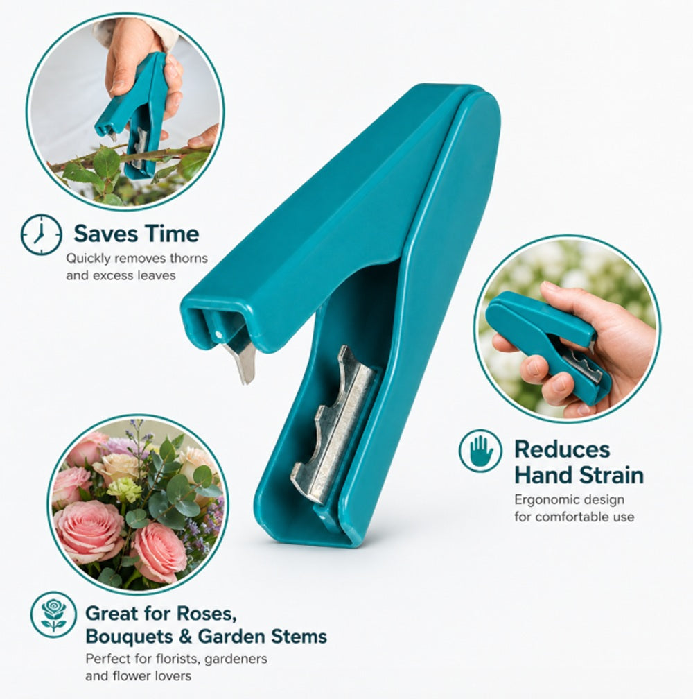 Plastic Rose Thorn & Leaf Stripper Tool | TIKA