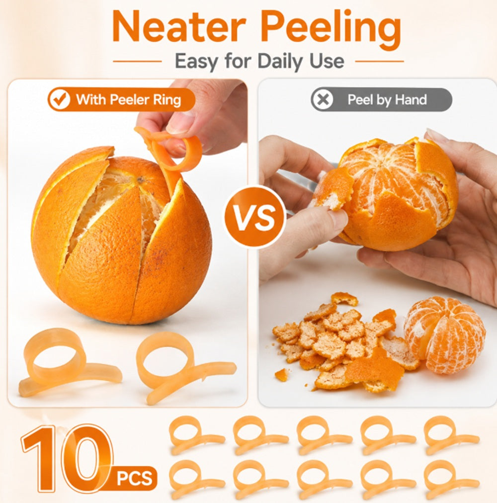 10-Piece Citrus Peeler Set for Oranges & Lemons | TIKA