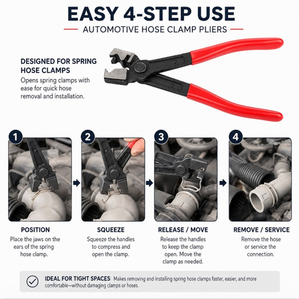 Clic & Clic-R Hose Clamp Pliers | TIKA