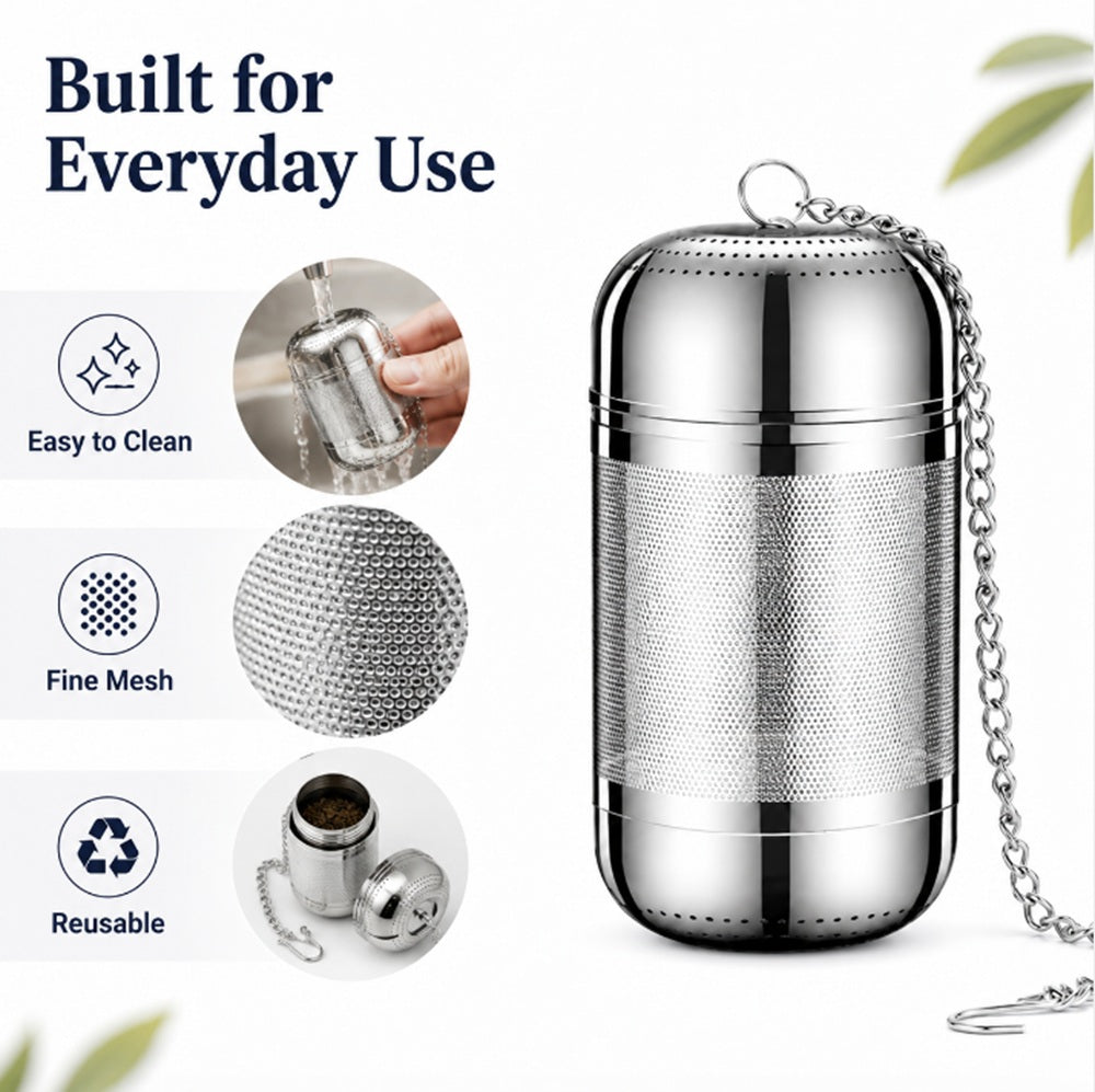 Stainless Steel Tea & Spice Infuser Ball for Loose Leaf and Seasoning | TIKA