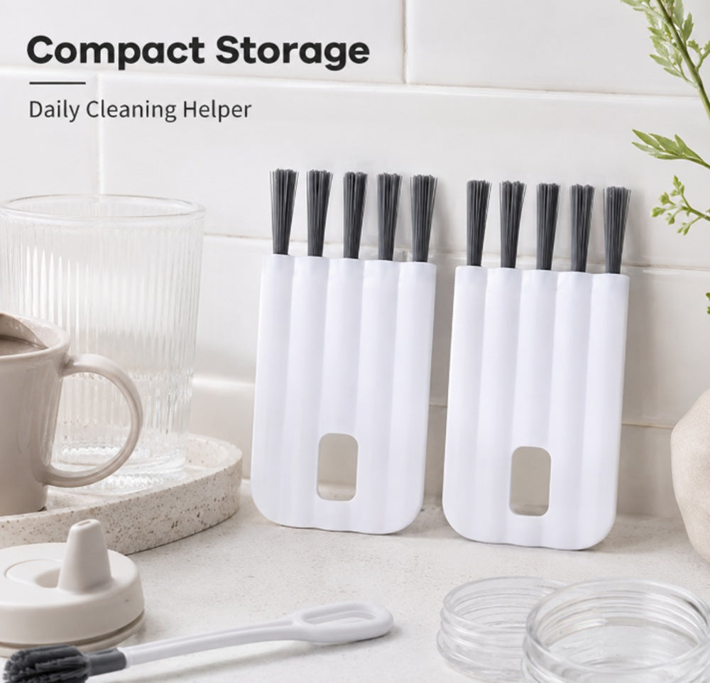 2-Pack Bendable Bottle Cap & Lid Cleaning Brushes | TIKA