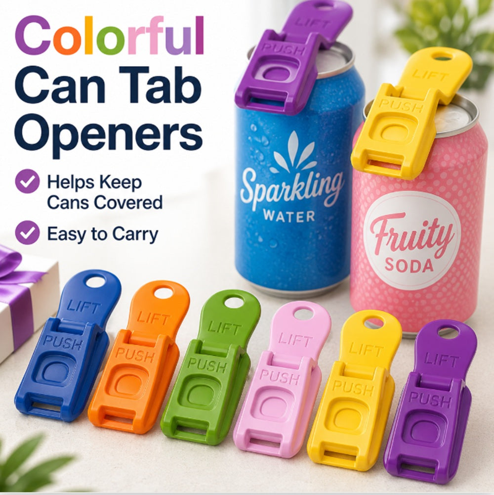 6-Pack Can Tab Openers & Drink Covers | TIKA