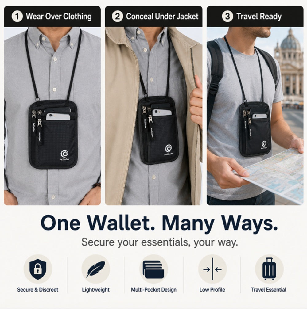 RFID Blocking Passport Holder & Travel Wallet | TIKA