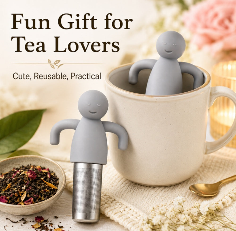 2-Pack Stainless Steel Mesh Tea Infusers with Silicone Handles | TIKA