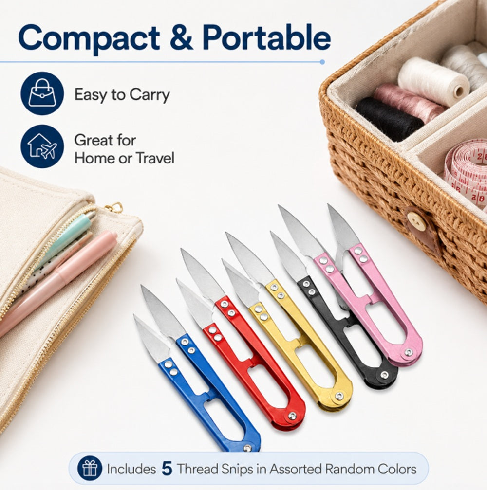 5-Pack Sewing Thread Snips & Yarn Cutters | TIKA