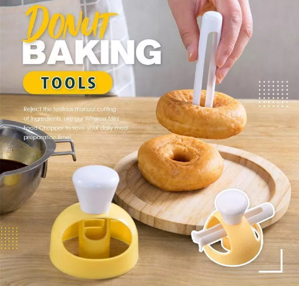 Donut Cutter & Dipping Pliers Set for DIY Baking | TIKA