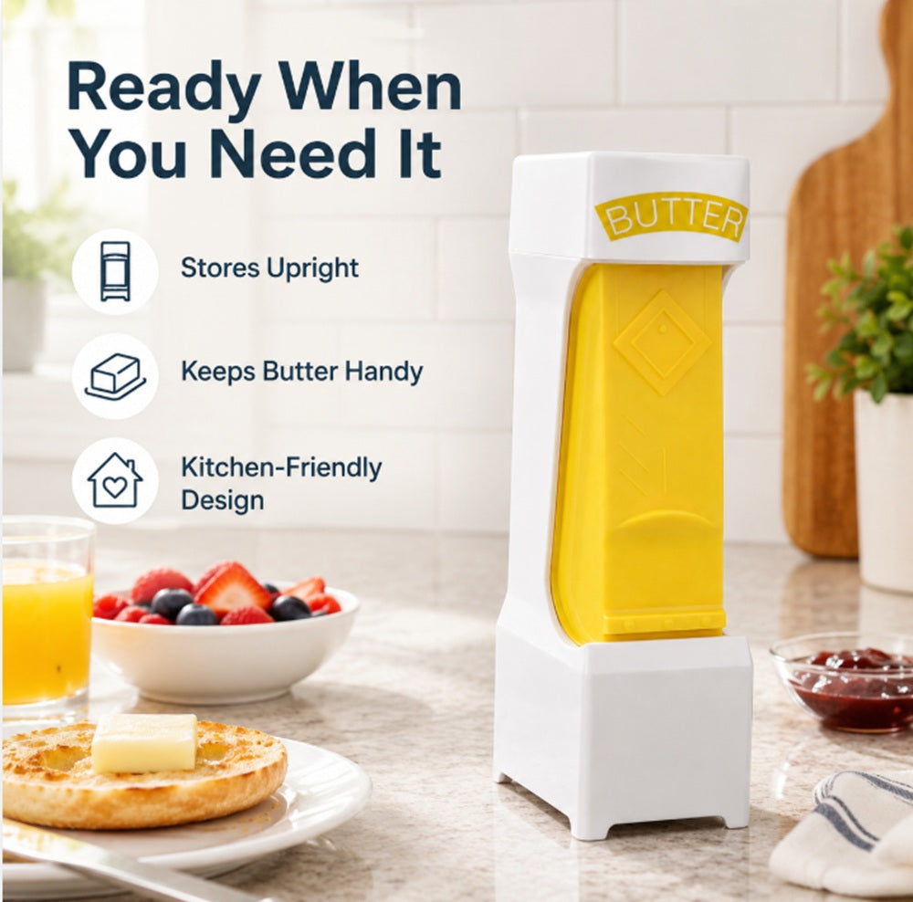 Stick Butter Cutter, Slicer & Dispenser with Freshness Seal | TIKA