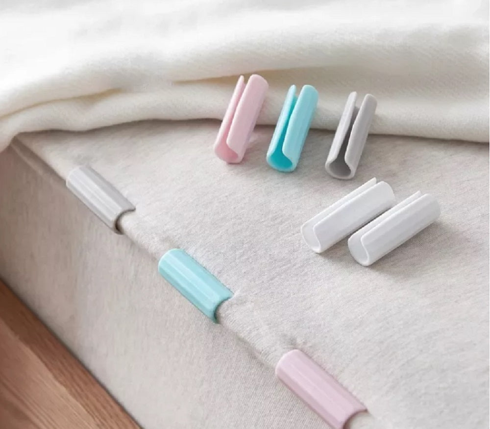 24-Pack Plastic Bed Sheet Holder Clips | TIKA