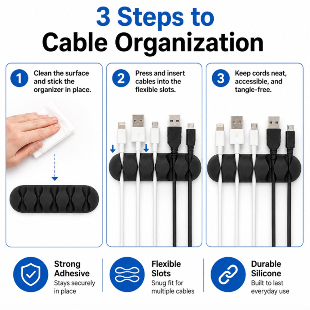 3-Piece Cable Reel Organizer Set | TIKA