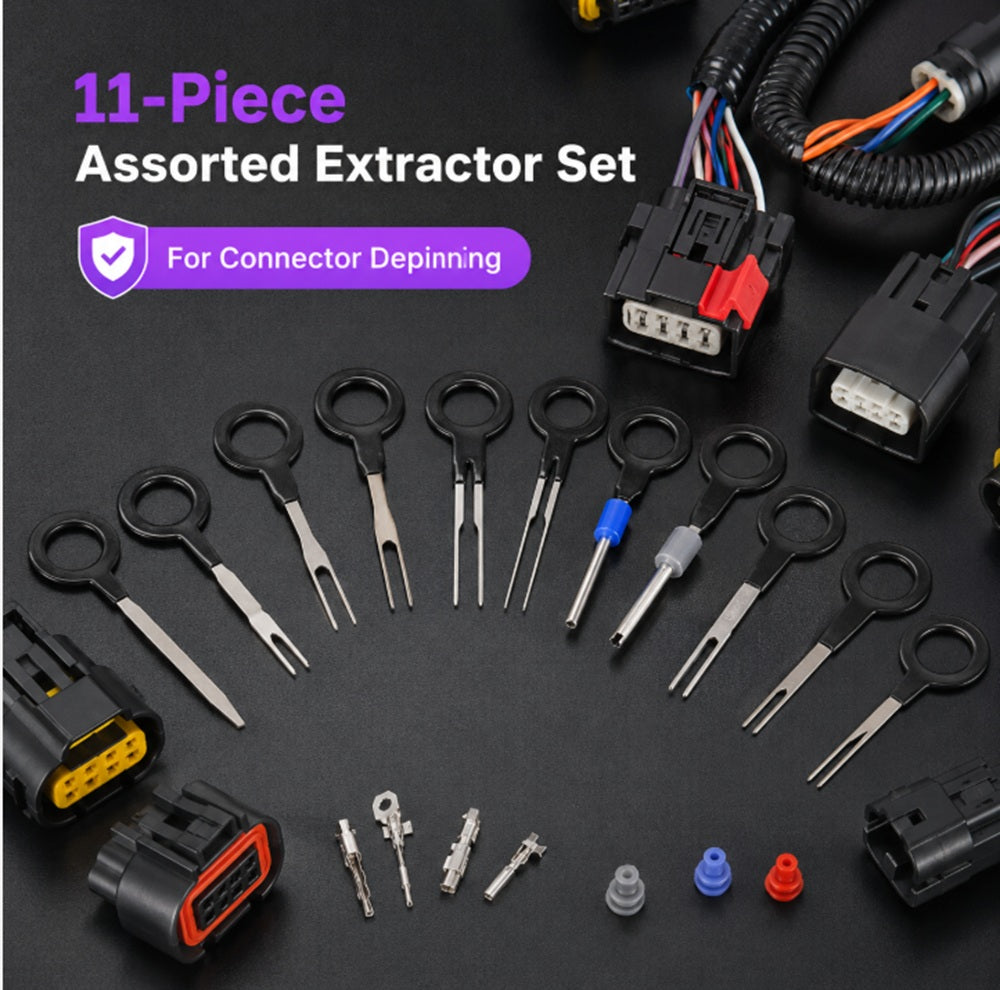 11-Piece Terminal Pin Removal Tool Kit | TIKA