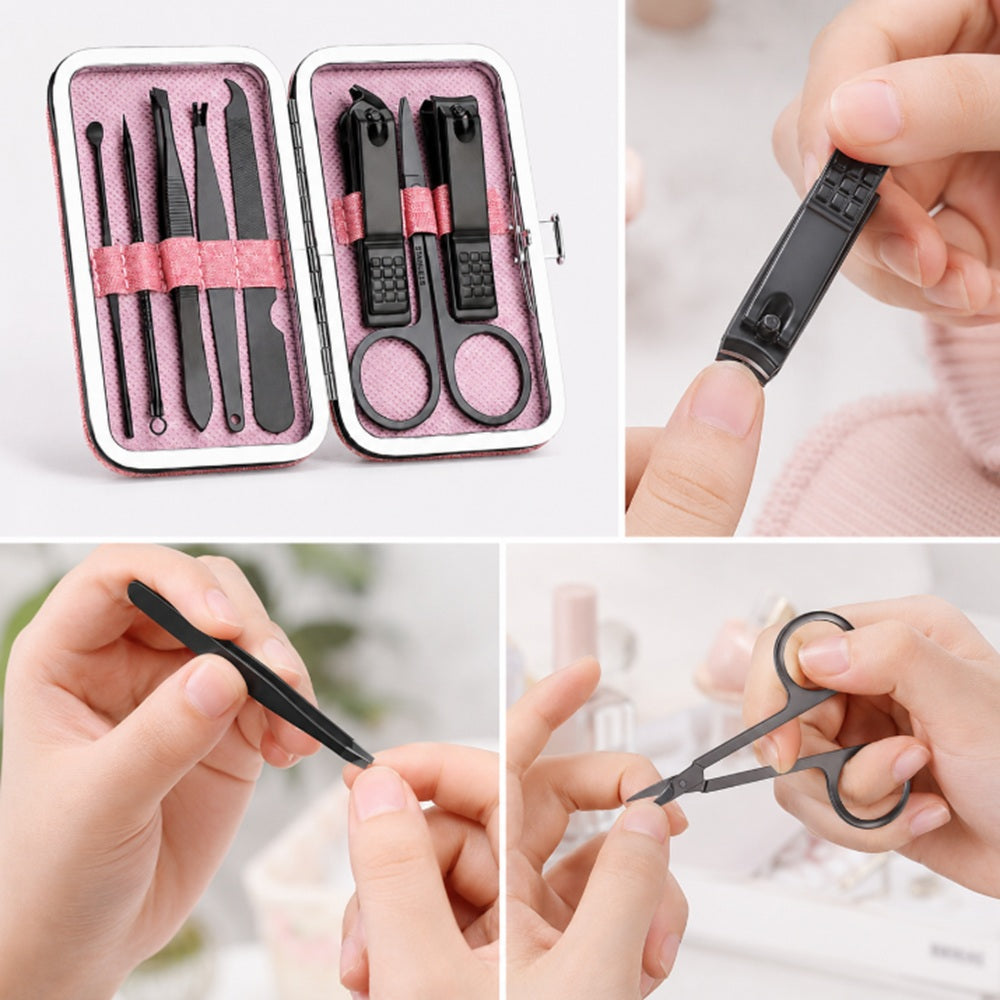 8-Piece Stainless Steel Manicure & Pedicure Set | TIKA