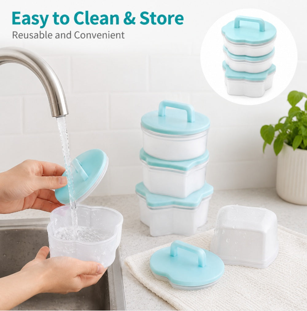 4-Pack Cartoon Egg Steamer Molds for Breakfast & Bento | TIKA