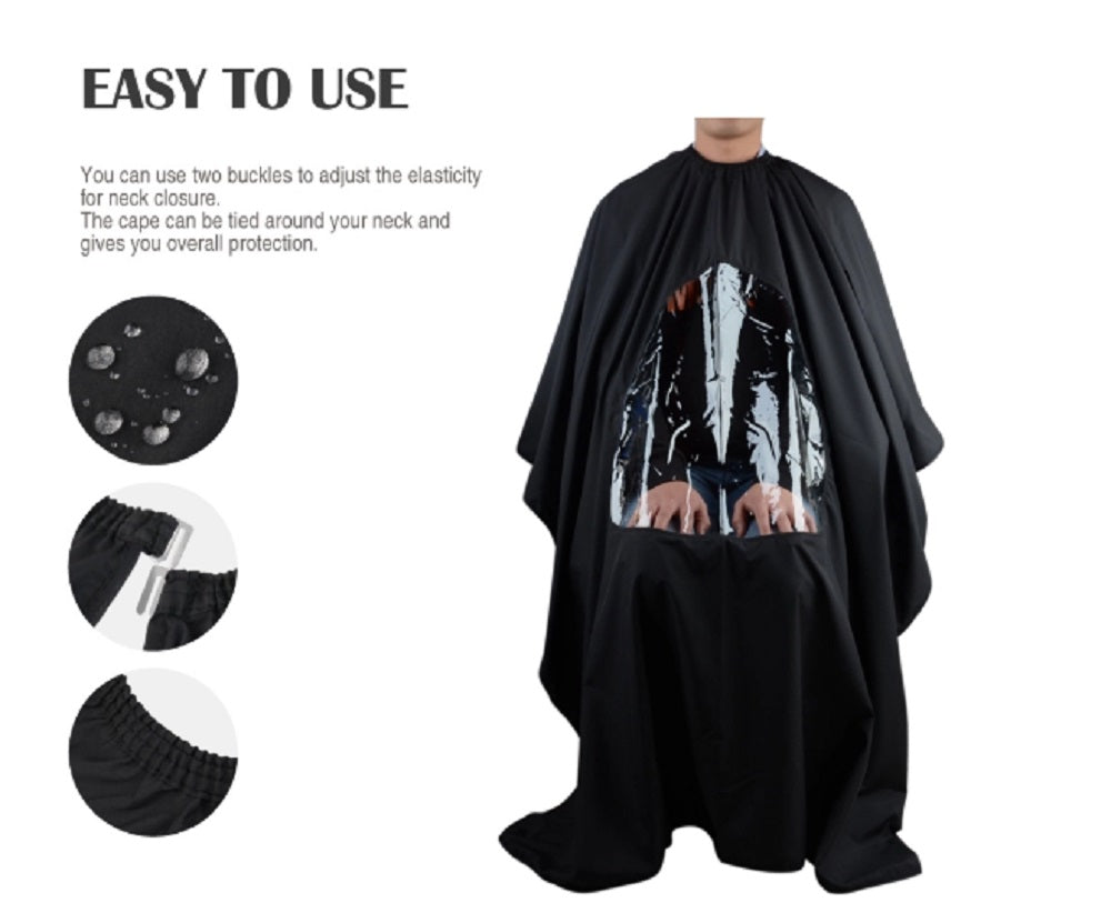 Hair Cutting Cape with Viewing Window | TIKA