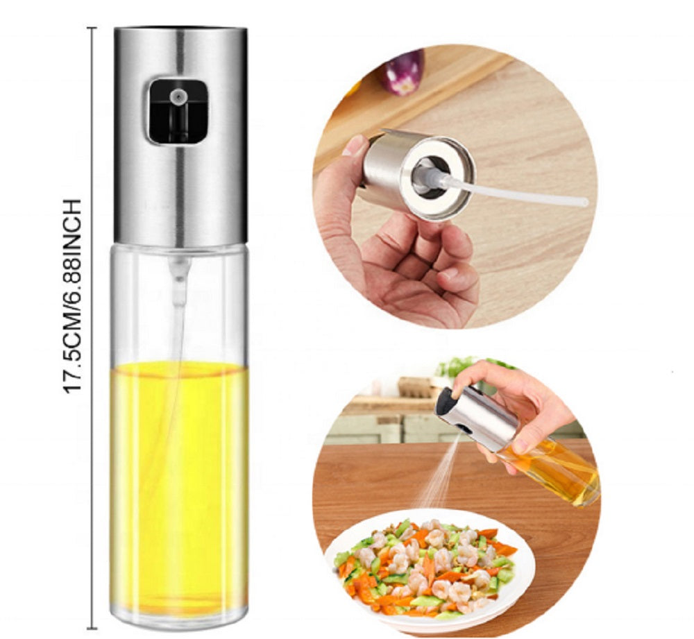 Stainless Steel Olive Oil Sprayer Mister for Cooking & BBQ | TIKA