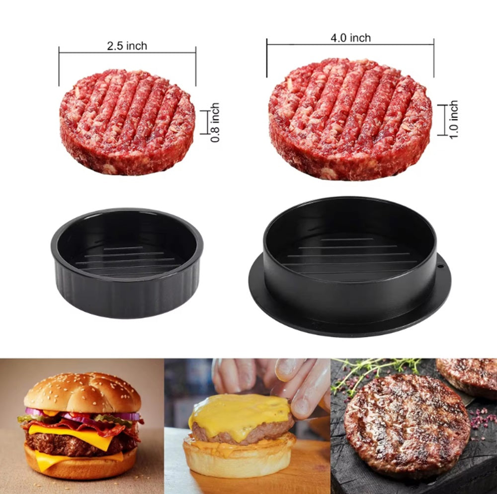 3-in-1 Stuffed Burger Press with 100 Papers | TIKA