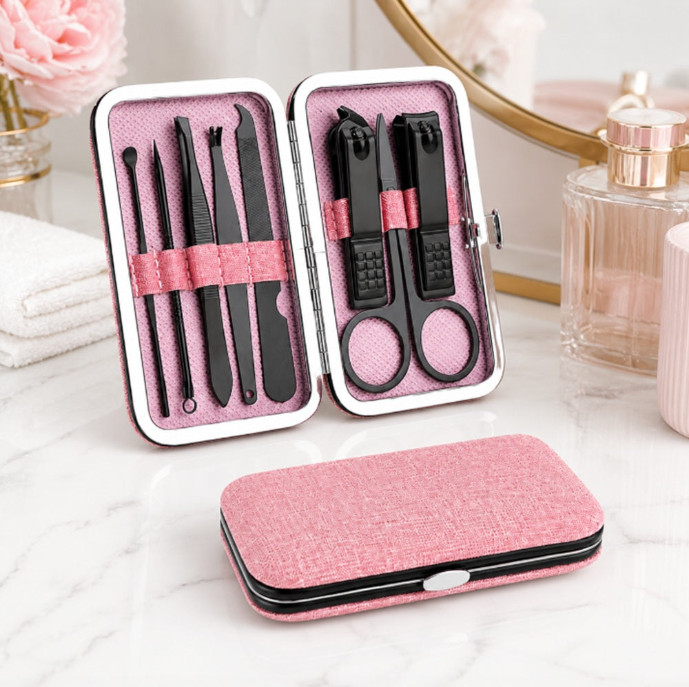 8-Piece Stainless Steel Manicure & Pedicure Set | TIKA