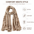 Women's Oversized Tartan Plaid Scarf & Shawl | TIKA