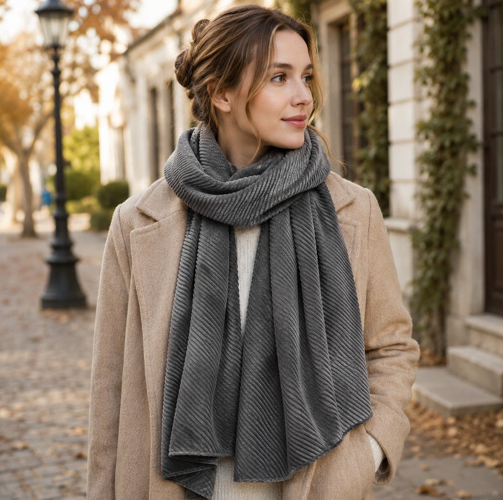 Women's Oversized Tartan Plaid Scarf & Shawl | TIKA