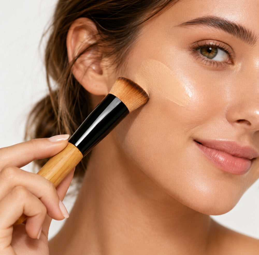 Foundation & Powder Buffing Makeup Brush | TIKA