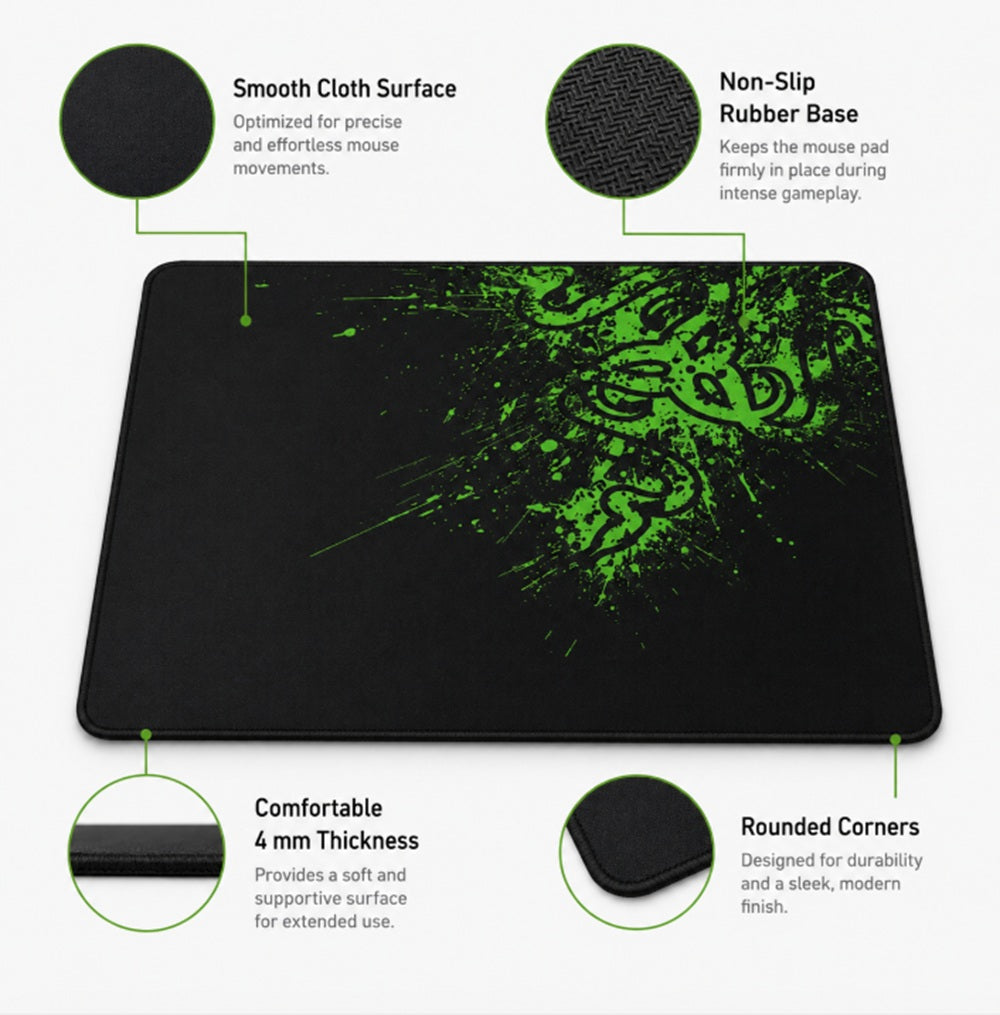 Non-Slip Gaming Mouse Pad, 320 × 240 × 4 mm | TIKA