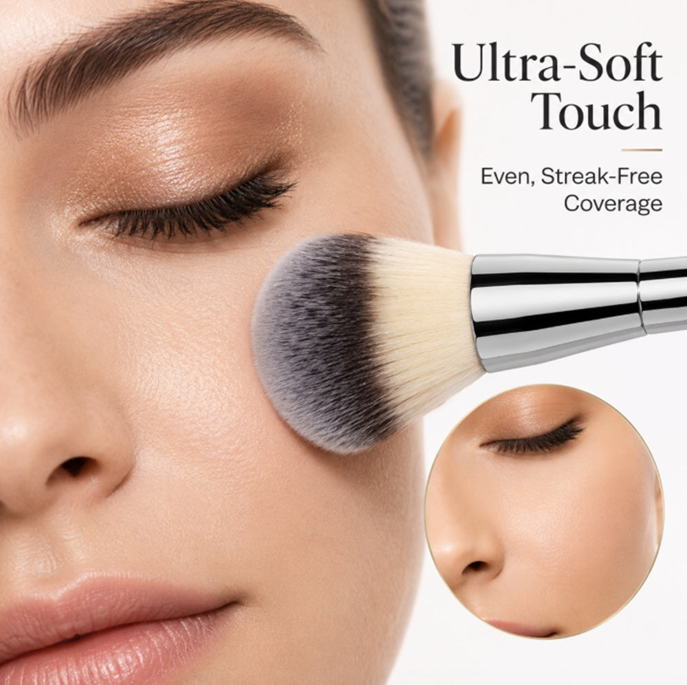 Soft Dense Kabuki Makeup Brush for Foundation & Powder | TIKA
