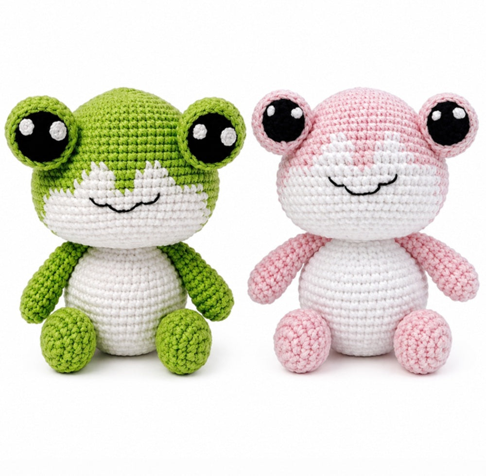 Frog Crochet Kit for Beginners, 2 Pack with Video Tutorial – TIKA