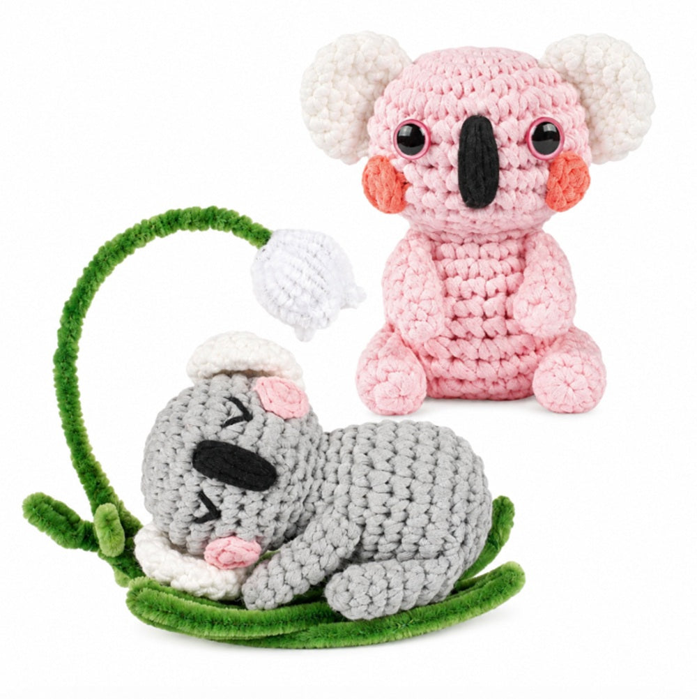Koala Crochet Kit for Beginners, 2 Pack with Video Tutorials – TIKA
