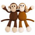 Chimpanzee Crochet Kit for Beginners, 2 Pack with Video Tutorials – TIKA