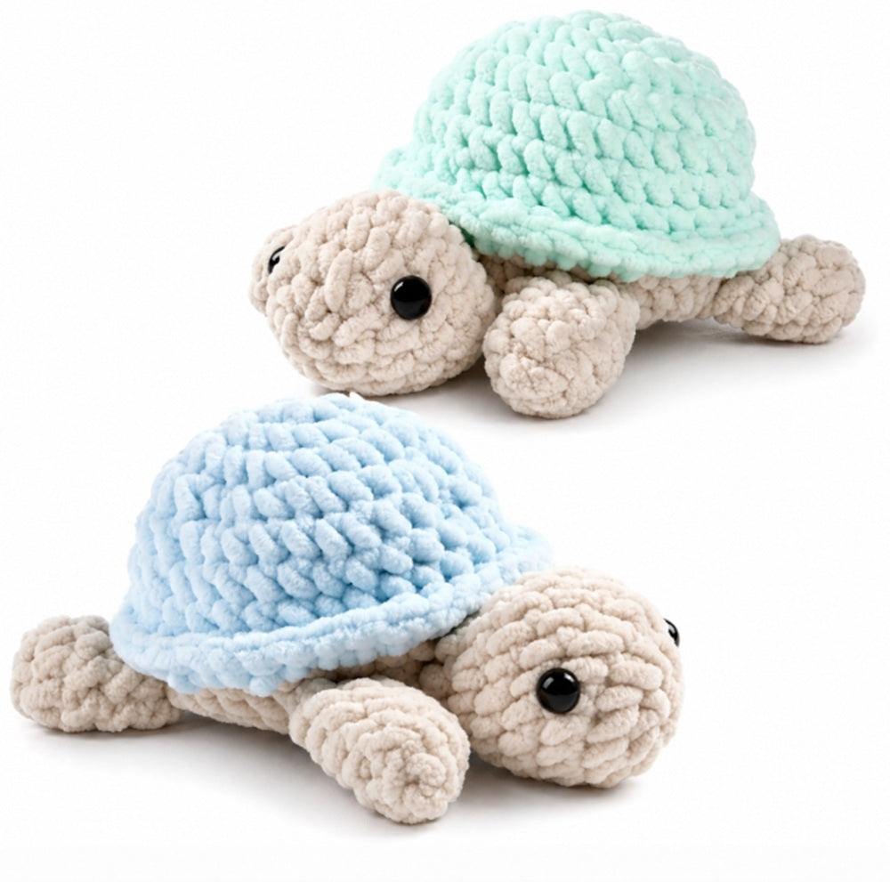 Turtle Crochet Kit for Beginners, 2 Pack with Video Tutorial – TIKA