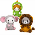 Cat Family Crochet Kit for Beginners, 3 Pack with Video – TIKA