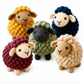 5-Pack Sheep Crochet Kit for Beginners | TIKA