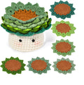 Crochet Coaster & Plant Pot Cover Kit for Beginners with Video – TIKA