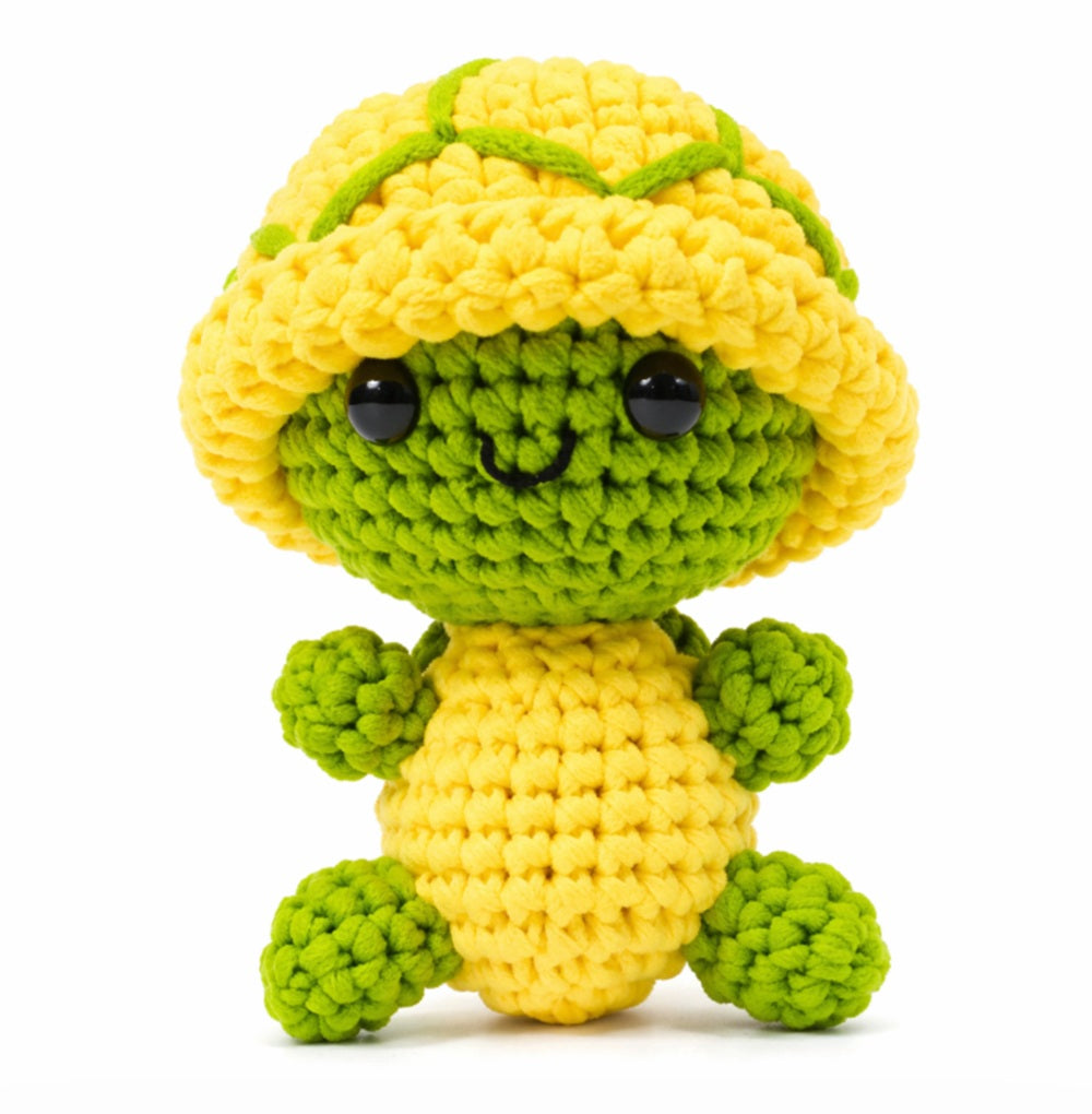 Turtle Amigurumi Crochet Kit for Beginners with Video Tutorial – TIKA