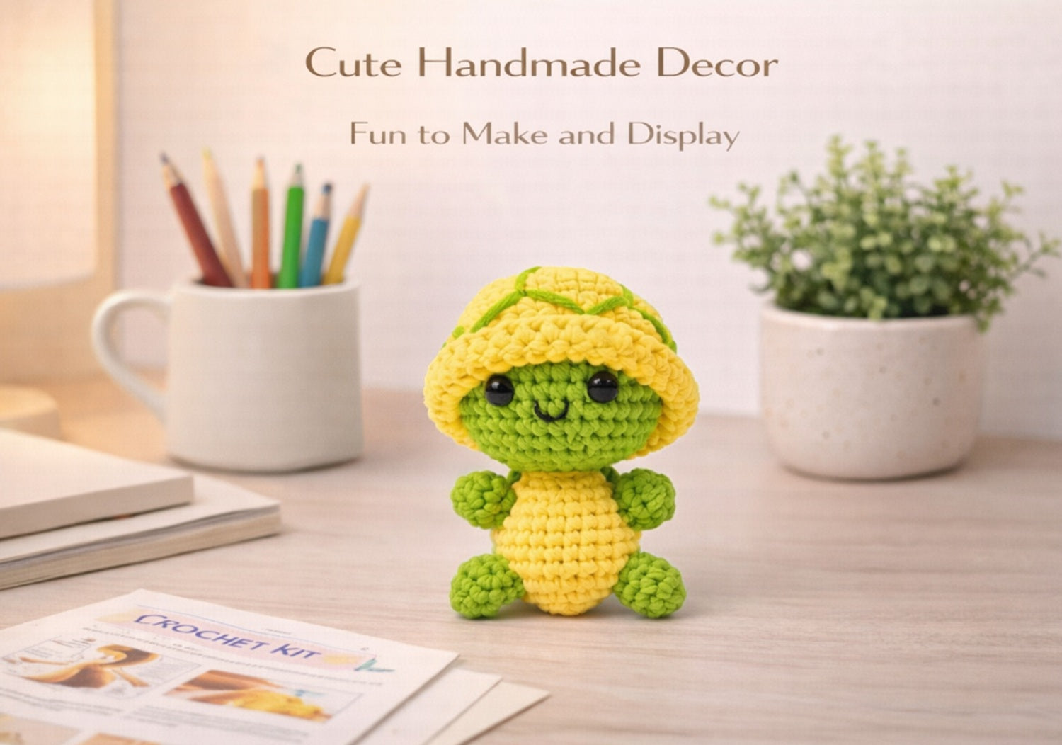 Turtle Amigurumi Crochet Kit for Beginners with Video Tutorial – TIKA