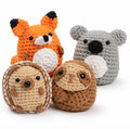 Animal Crochet Kit for Beginners, 4 Pack with Video Tutorial – TIKA