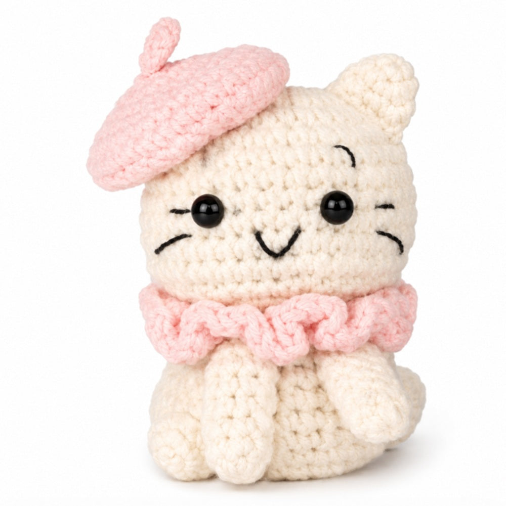 Cat Amigurumi Crochet Kit for Beginners with Video Tutorial – TIKA