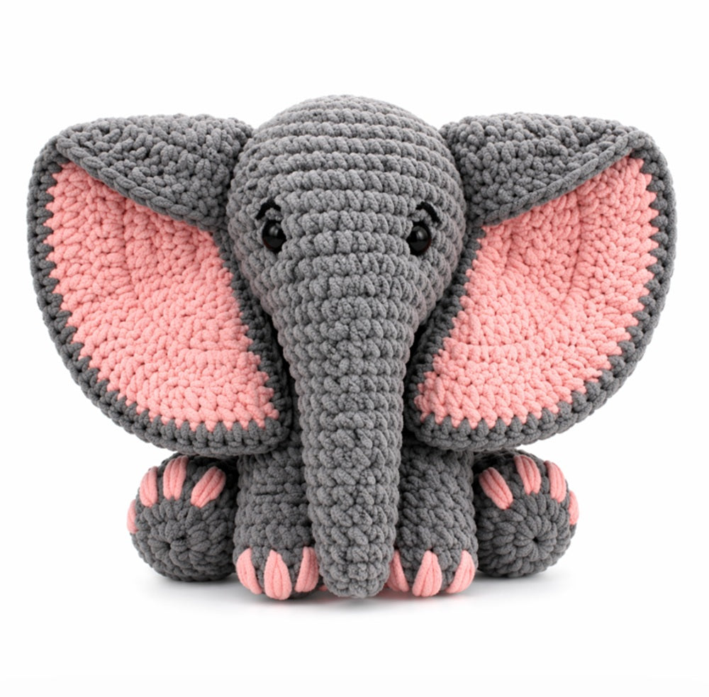 Elephant Crochet Kit for Beginners with Video Tutorial – TIKA
