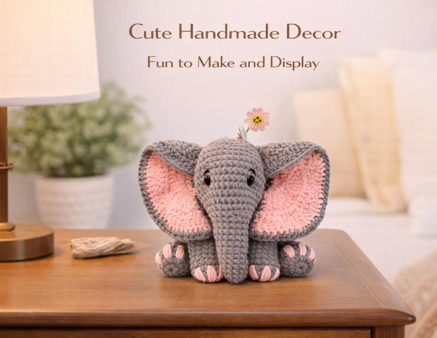 Elephant Crochet Kit for Beginners with Video Tutorial – TIKA
